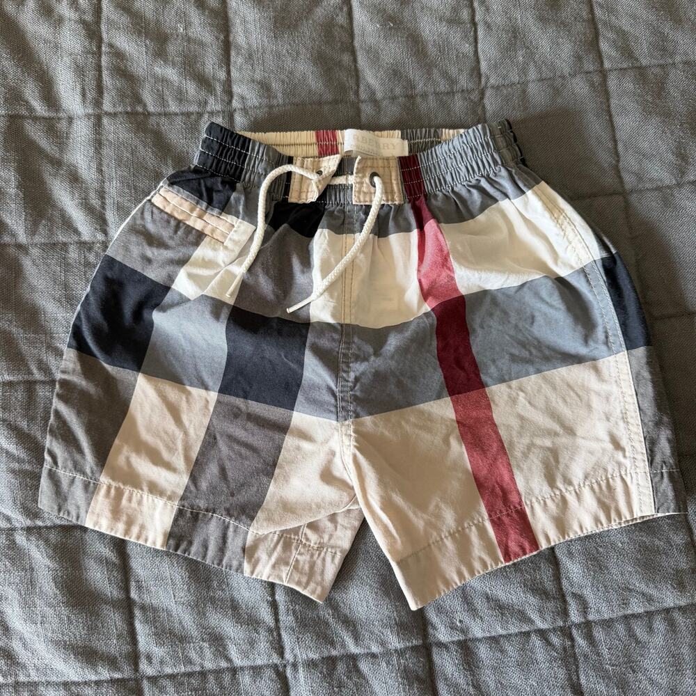 Burberry Authentic Kids Check Swim Shorts Trunks 6M